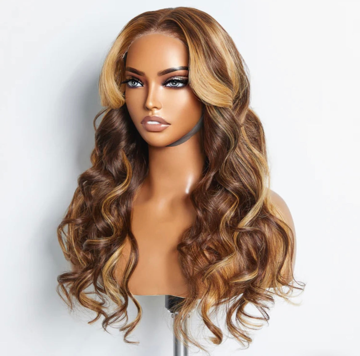 24 Inches 5"x5" Body Wavy Wear & Go Glueless #4/27 Lace Closure Wig-100% Human Hair